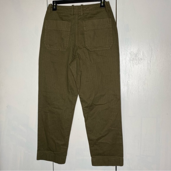 Everlane The Organic Cotton  Herringbone pant size 4 In Beech - Picture 4 of 7